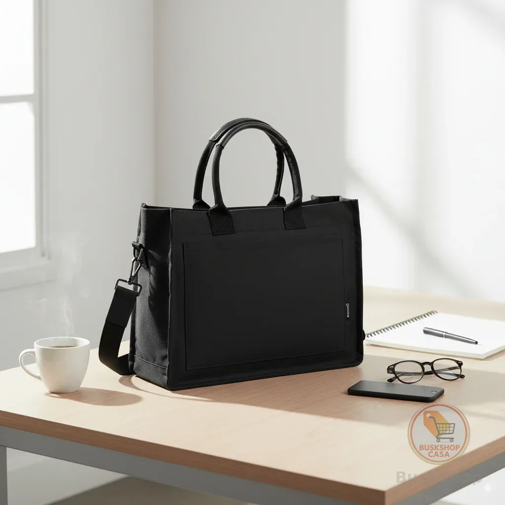 Bolsa Tote Mini Feminina Gocase Bolsos Internos Minimalista com Porta-Notebook Executiva Bolsa Para Trabalho e Faculdade