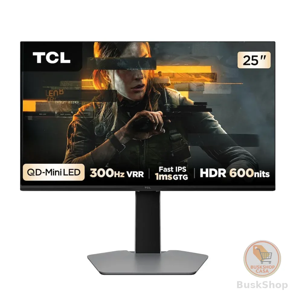 Monitor Gamer 25 Full HD 25G64 QD-Mini LED 300Hz 1ms FreeSync Premium TCL