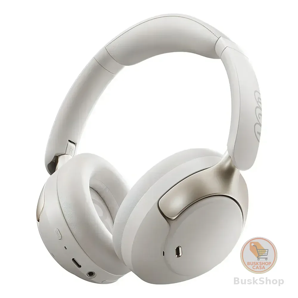 Headset Qcy H3 Pro Anc 50db Bluetooth 5.4 Multiponto 55h Cor Branco