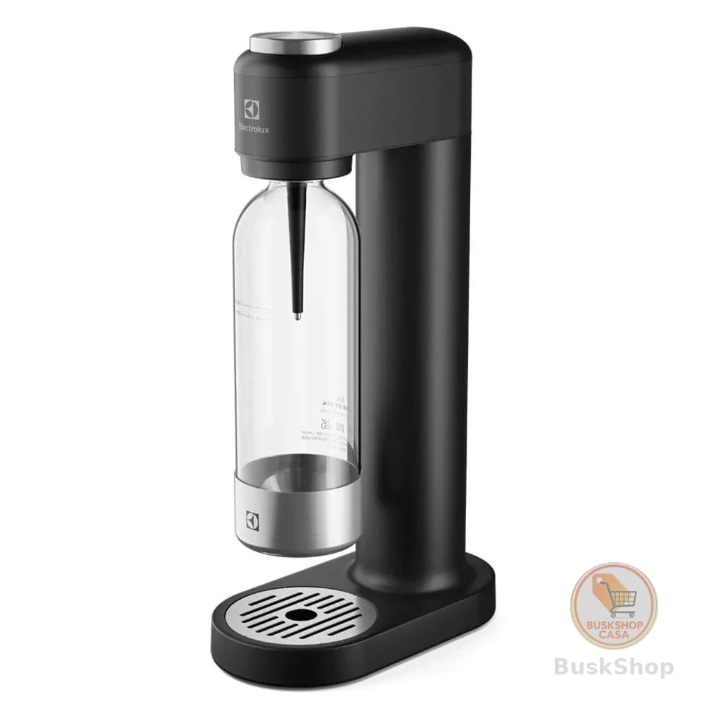 Máquina para Gaseificar Água com Gás Efficient Preta com Cilindro e 2 Garrafas ESM03 - Electrolux