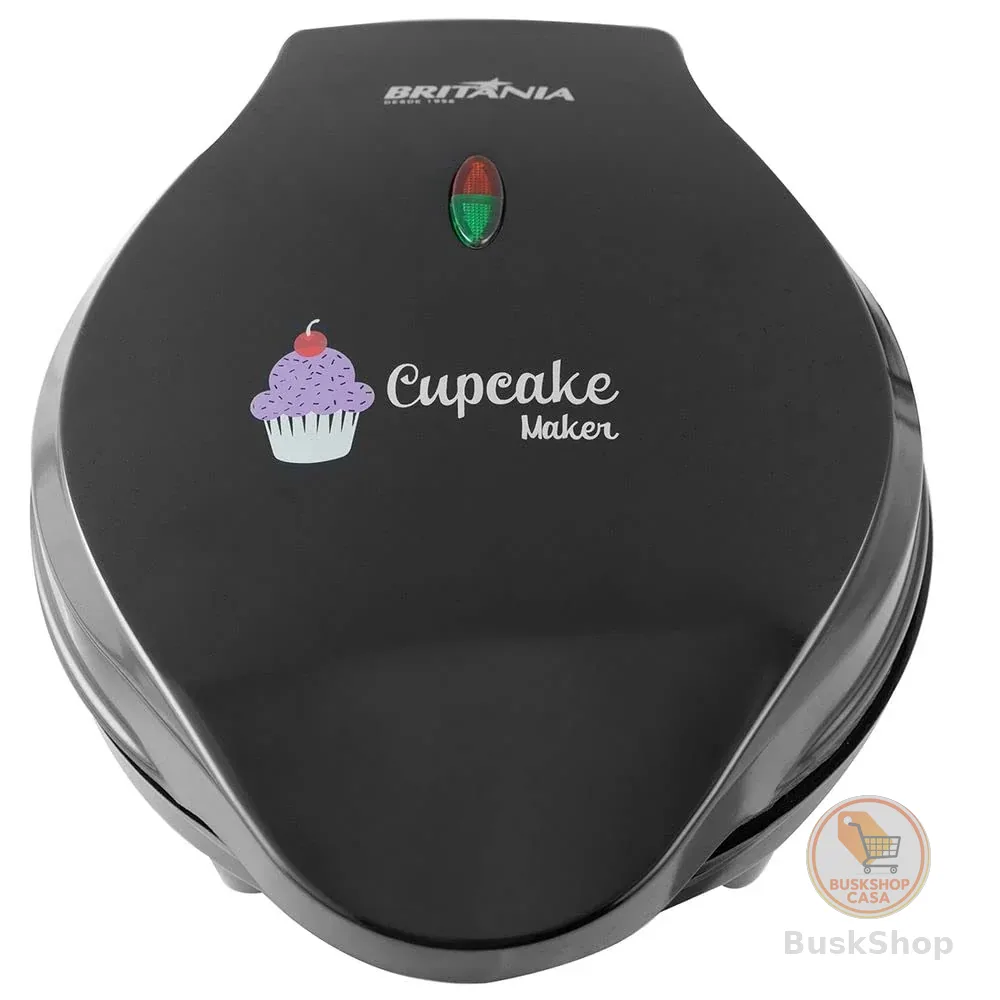 Cupcake, Cupcake Maker 3, 7 cupcakes, Preto, 220v, Britânia