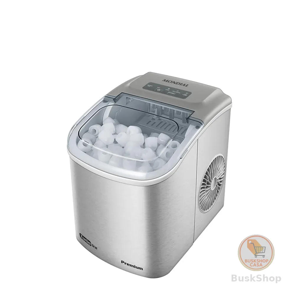 MONDIAL Máquina de Gelo Turbo Ice Premium, Cinza, 110V - MG-12-GI
