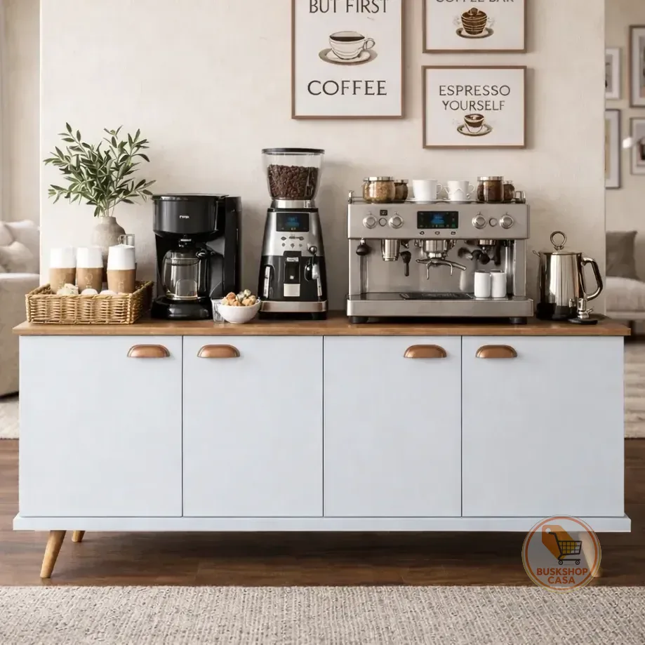 Aparador Classic Bestdrop Para Sala De Jantar E Cozinha Branco
