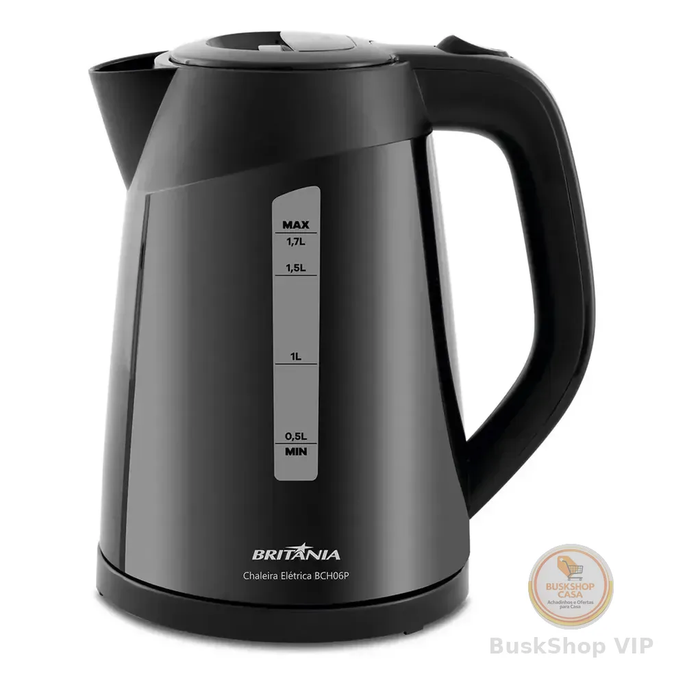 Chaleira Elétrica Britânia Bch06p 1,7l Cor Preto 127v