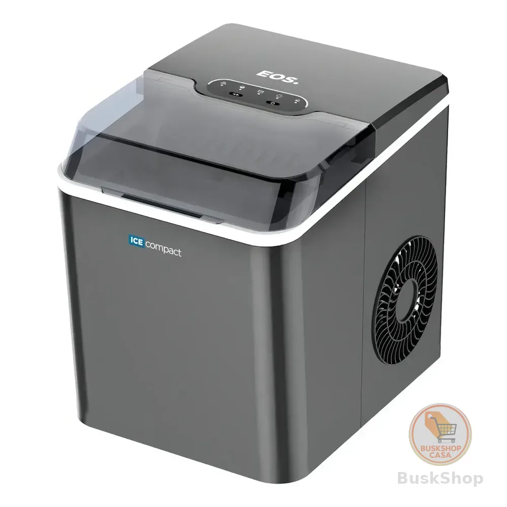 Máquina De Gelo 12 Kg Inox Ice Compact - Emg04 - Eos Cor Cinza 127v