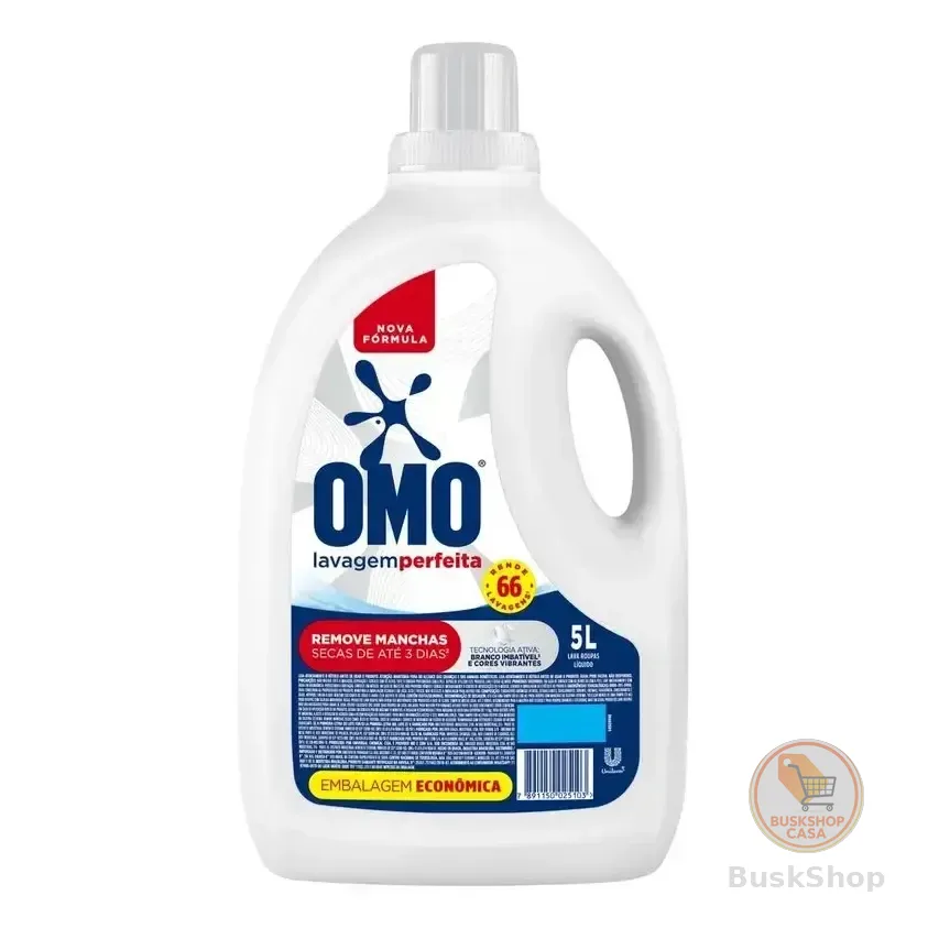 Sabão Líquido Omo Lavagem Perfeita 5l
