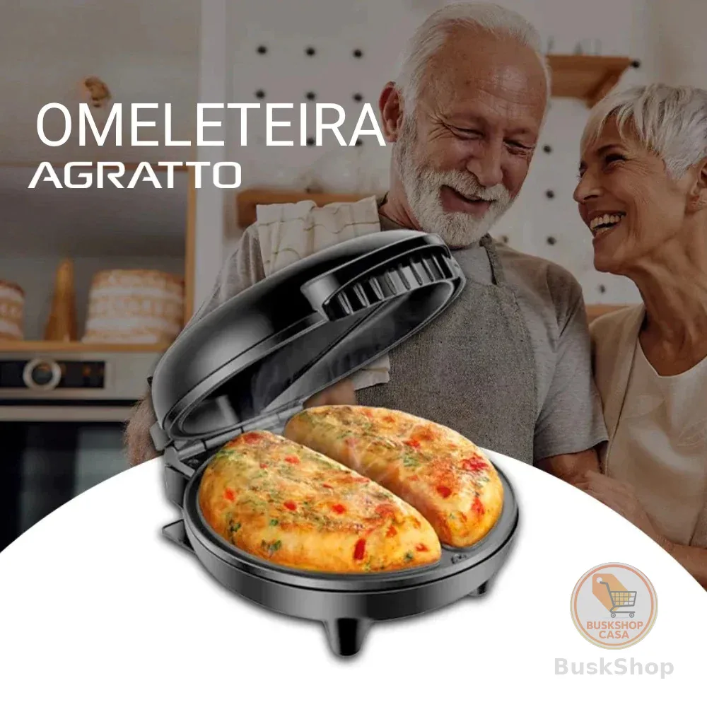 Omeleteira Agratto Mr Cheff Inox Redonda 127v / 220v