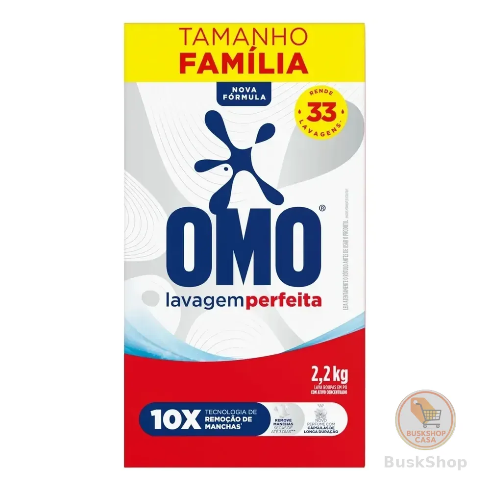 Sabão Em Pó Omo Lavagem Perfeita 2.2kg