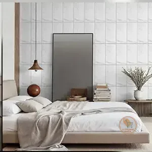 Lehmox Kit 10 Placa Adesiva Mármore 3d Autocolante 60×30 Cm Painel Revestimento Decorativo Lavável Para Parede [lyu] Branco