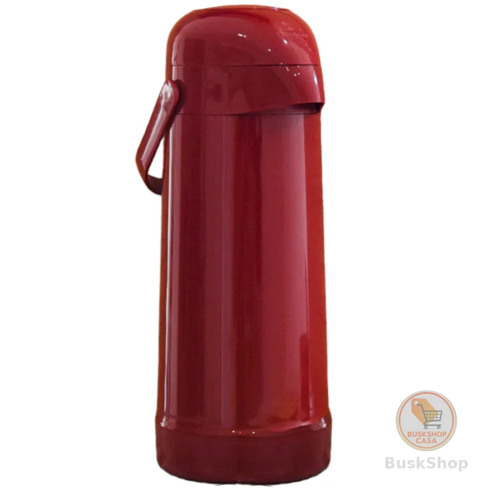 Garrafa Térmica Bomba Magic Pump 1l Vermelho Aurora Termolar