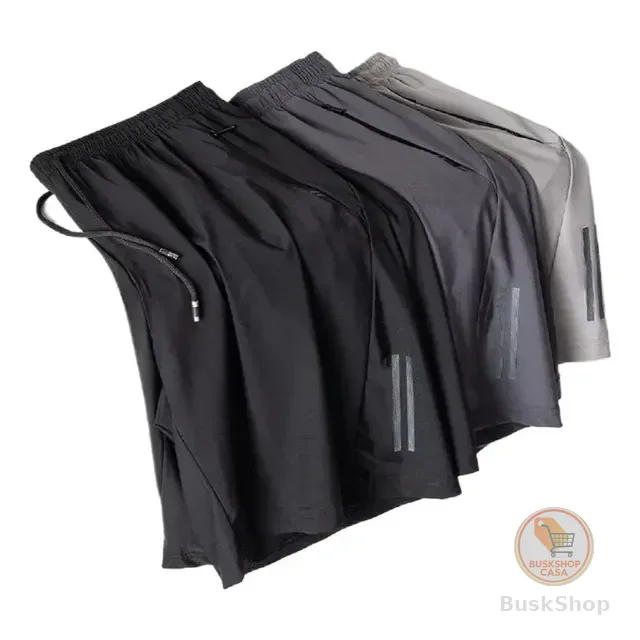 Kit 3 Bermuda Masculina Importada Seda  Secagem Rápida