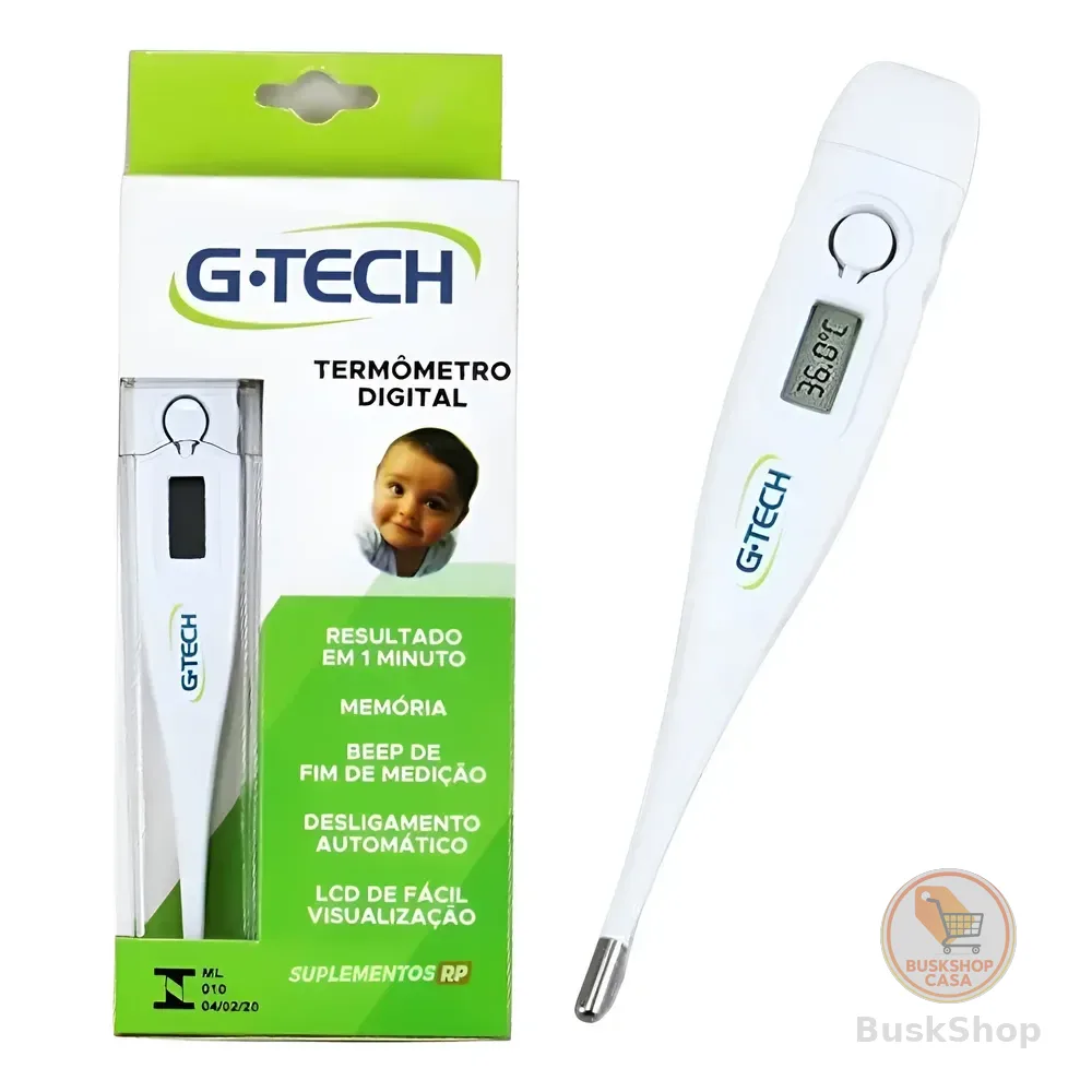 Termômetro Clínico Digital De Braço G-tech Infantil E Adulto
