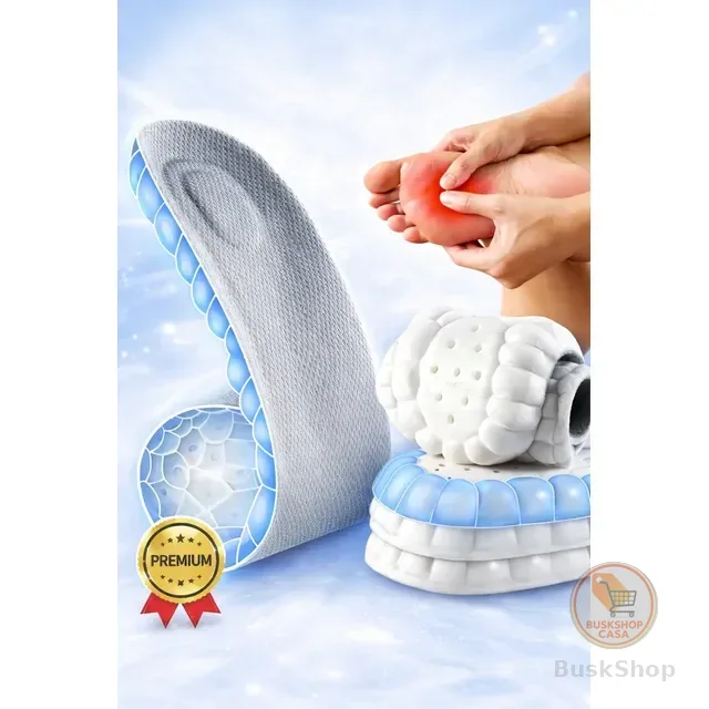 Palmilha Ortopédica Gel 4d Nuvem Altíssimo Conforto