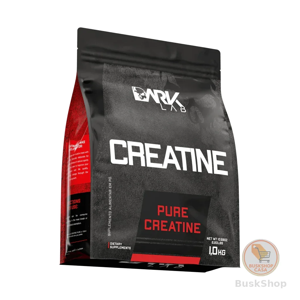 Creatina Monohidratada Pura Refil 1Kg Dark Lab - Creatine, Creatina 100% Pura