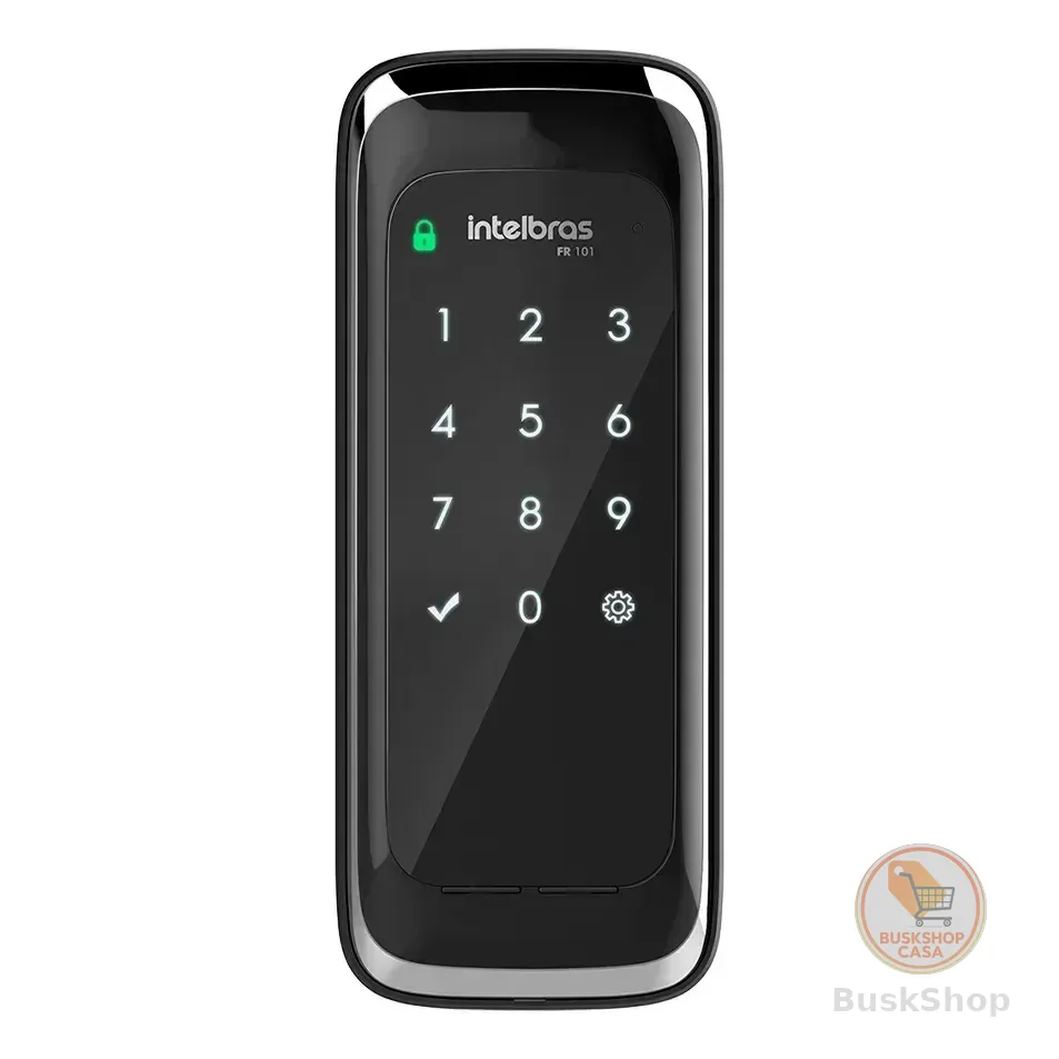 Fechadura Digital De Sobrepor Intelbras Fr 101 Preto