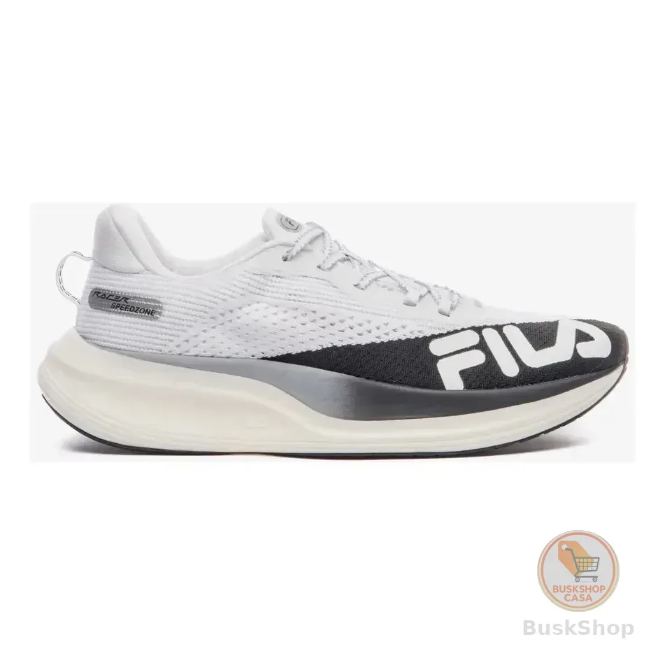 Tênis Feminino Racer Speedzone Fila Branco/preto/cinza Lisa 36 Br