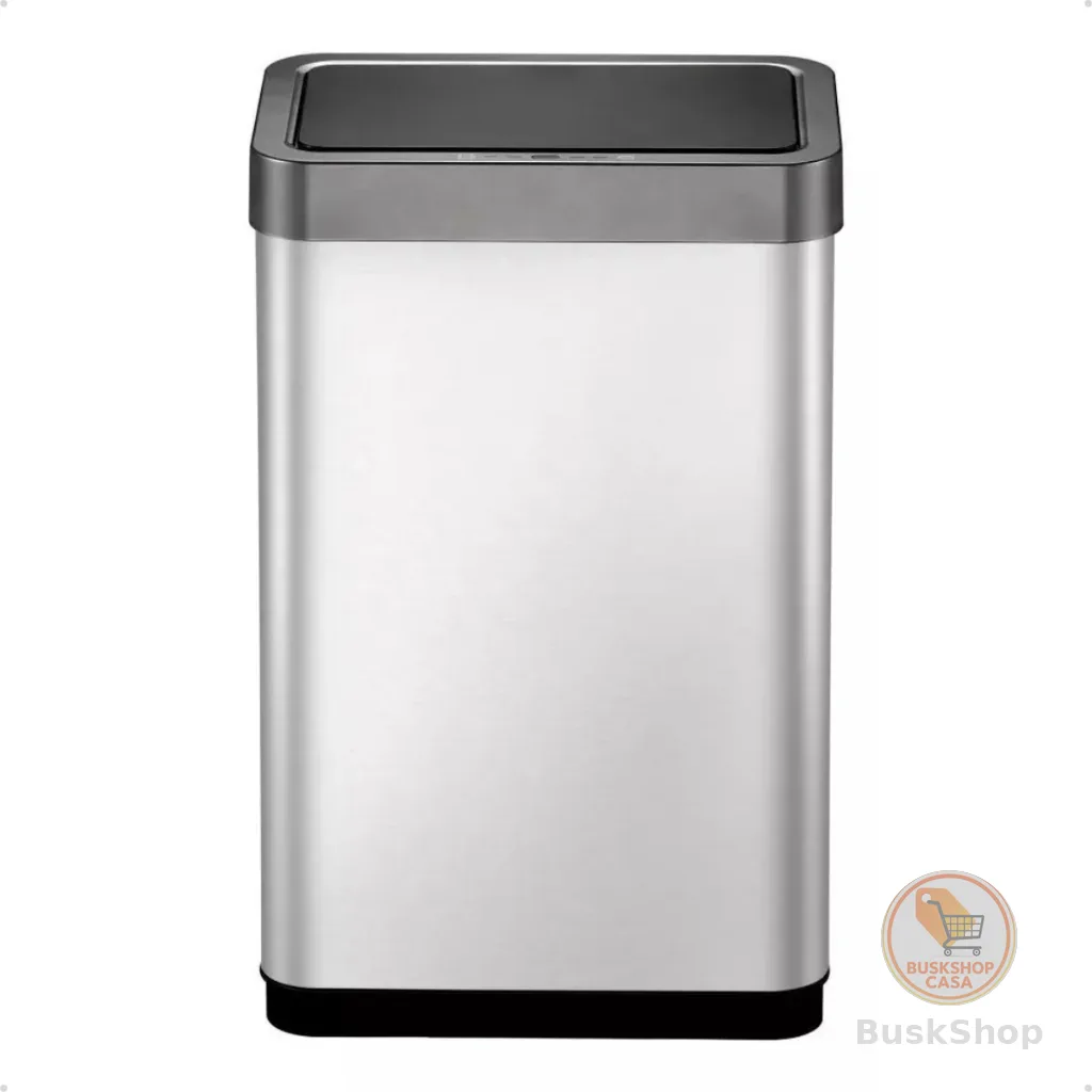 Lixeira Automática com Sensor Inteligente 50L Aço Inox - MODERNA