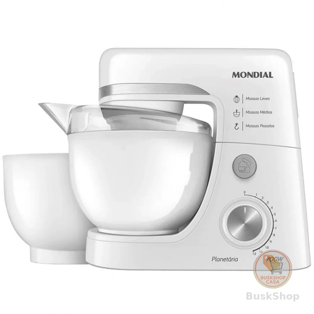 Batedeira Planetária BP-03W-2B 12 Velocidades 700W Mondial