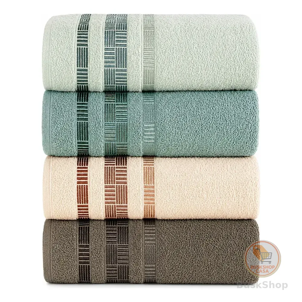 Kit 4 Toalhas De Banho Karsten Felpuda Fio Cardado Sortidas