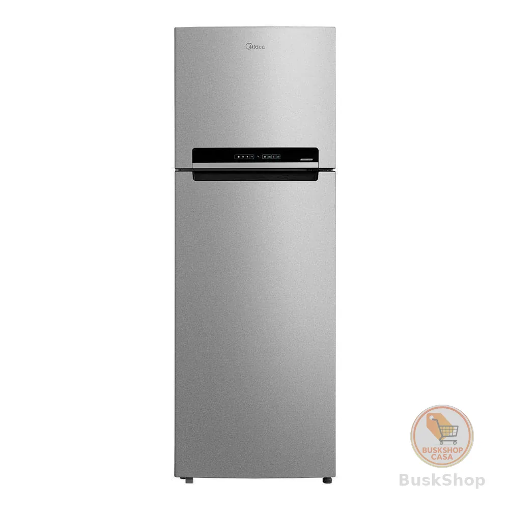 Geladeira Frost Free Duplex 394L Inverter Prata Midea MDRT533EVD501 110V