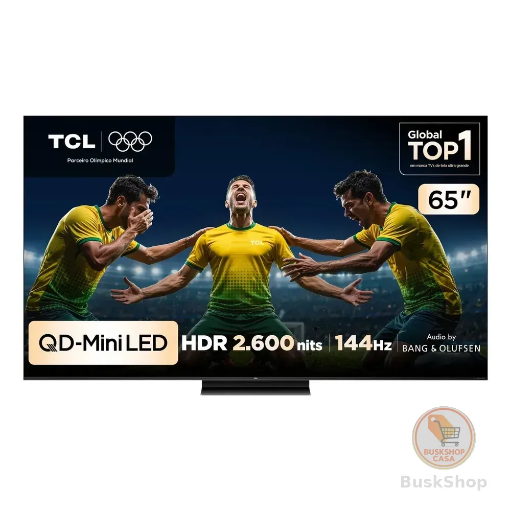 Smart Tv Tcl 65 Polegadas Qled Mini Led 4k C7k Wifi Bluetooth Google Tv 4 Hdmi 144hz Hdr10+ 65c7k