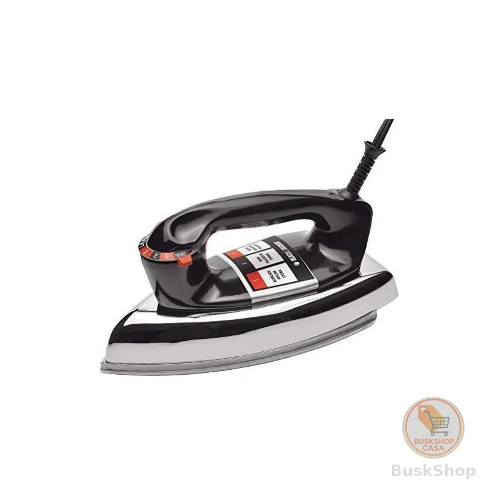Ferro de Passar Roupa a Seco BLACK+DECKER VFA1110TM2 Preto 110V