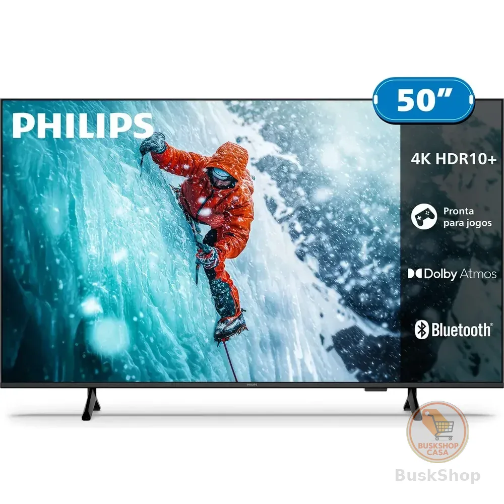 Smart Tv Philips 50 4k 50pug7300 Comando De Voz Bluetooth