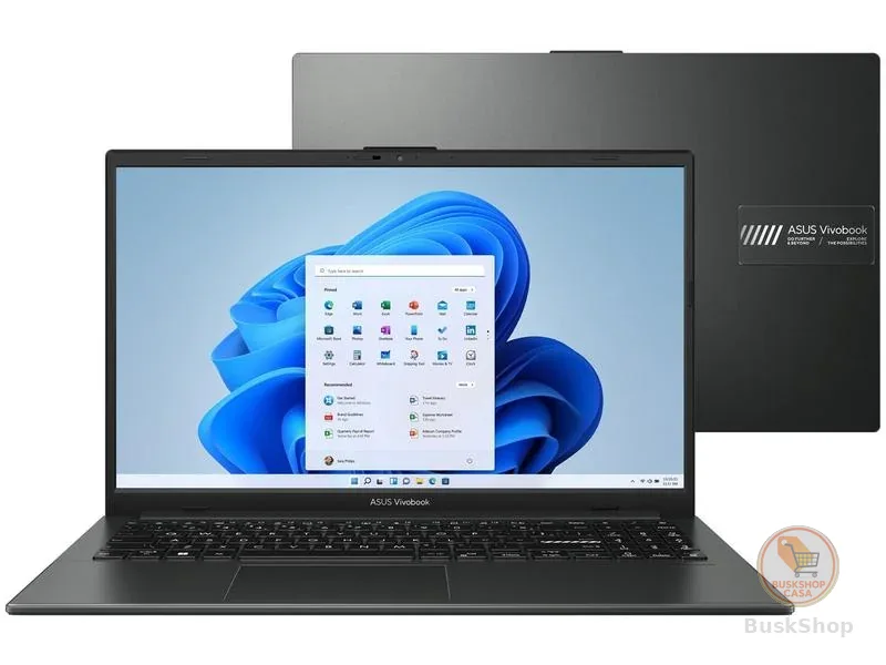 Notebook ASUS Vivobook Go 15 AMD Ryzen 5 7520U 8GB RAM 512GB SSD 15,6" Full HD Windows 11 E1504FA-NJ836W