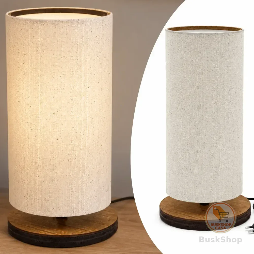 Abajur De Cabeceira Deli 29 Cm Luminária De Cômoda De Quarto