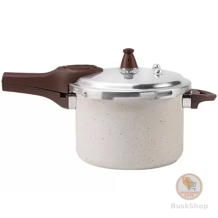 Panela de Pressão Brinox 4,2L Bege Vanilla Ceramic Life Indução Original