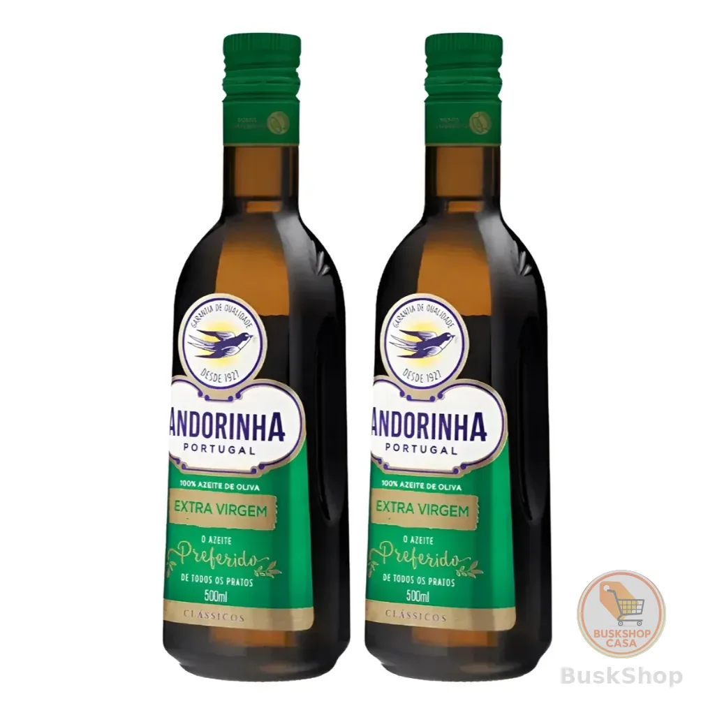 Kit Azeite De Oliva Extra Virgem Andorinha Vidro 500ml - 2 unidades