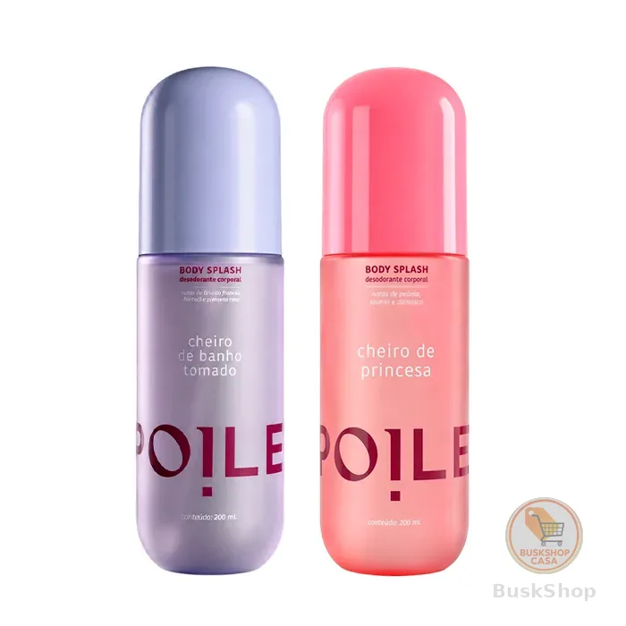 Kit Delicados: Body Splashes Princesa + Banho Tomado - Spoiler