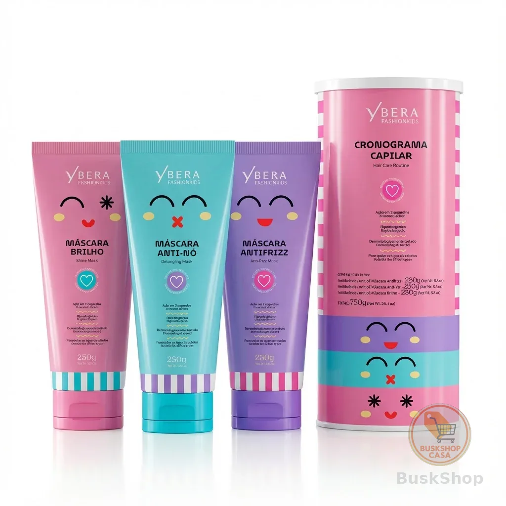 Kit Cronograma Capilar Kids para Menina - Fashion Gold