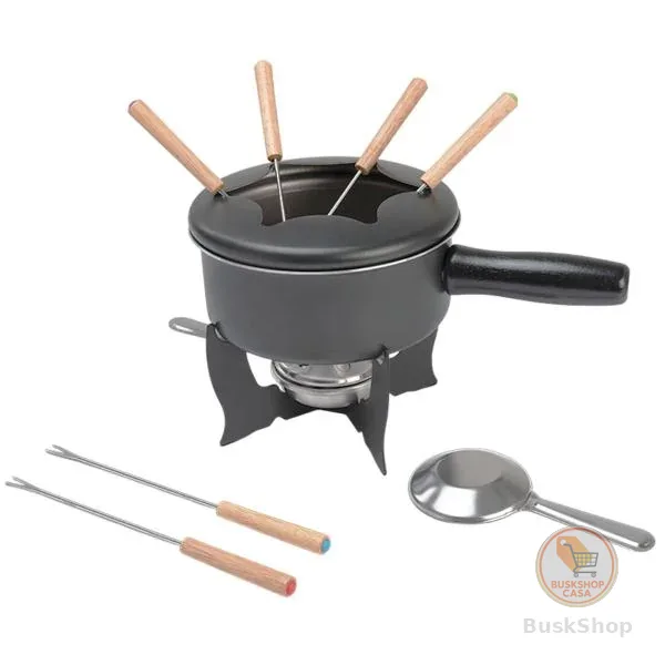 Conjunto para Fondue Brinox 10 Peças 16cm 1,25 Litros Aço Inox