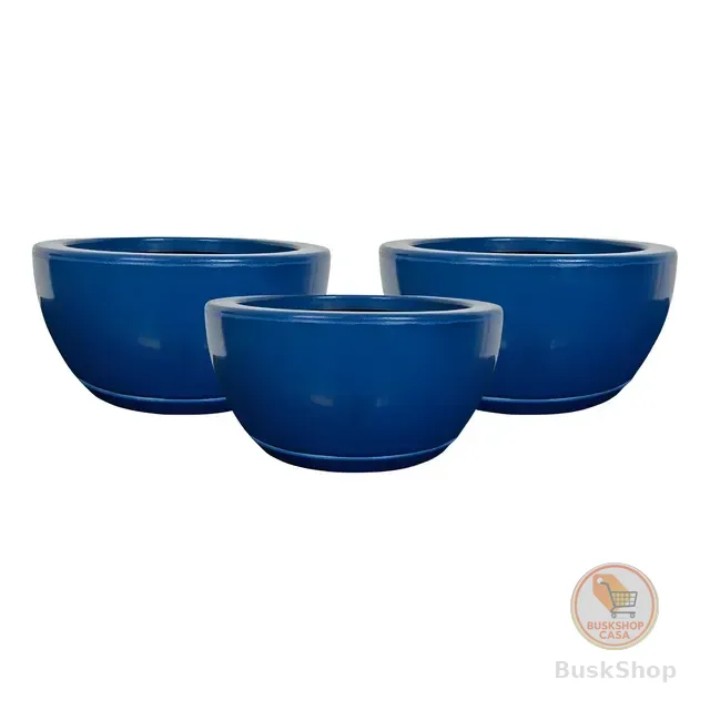 Kit 3 Bacias Estilo Vietnamita N1 Para Plantas E Decorações
