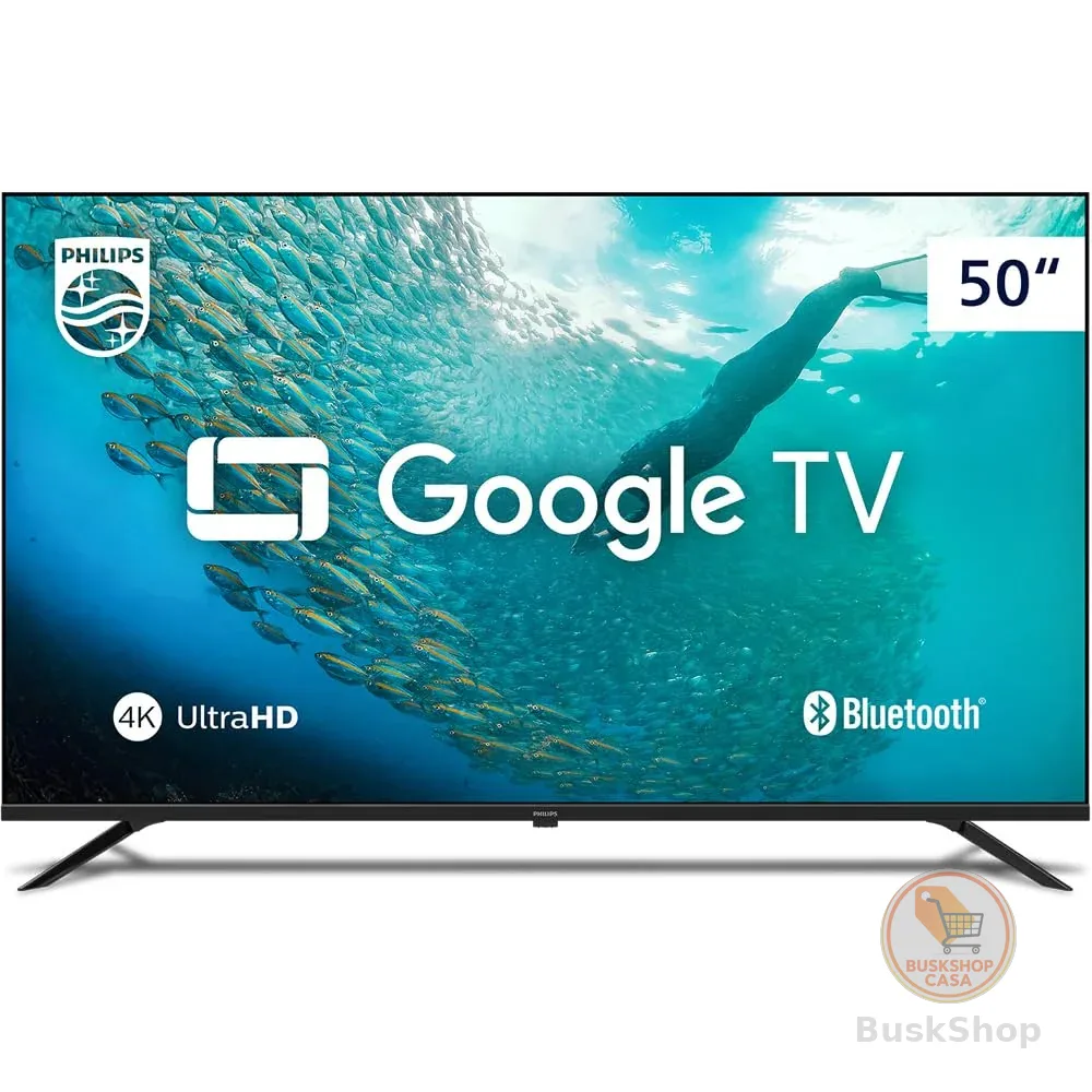 PHILIPS, Smart TV, 50'' 4K UHD, 50PUG7019/78, Google TV, Comando de Voz, HDR