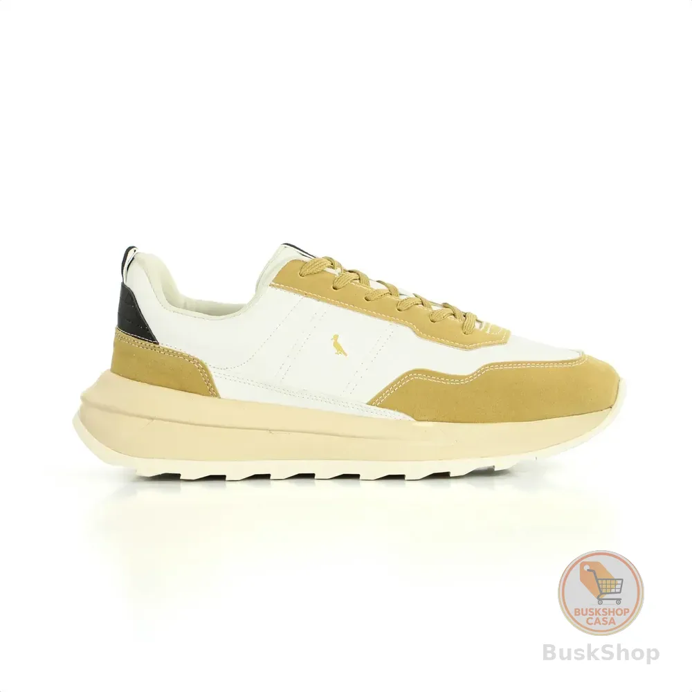 Tênis Reserva Go Trainer Branco Mostarda Masculino Leve Branco 40 Br