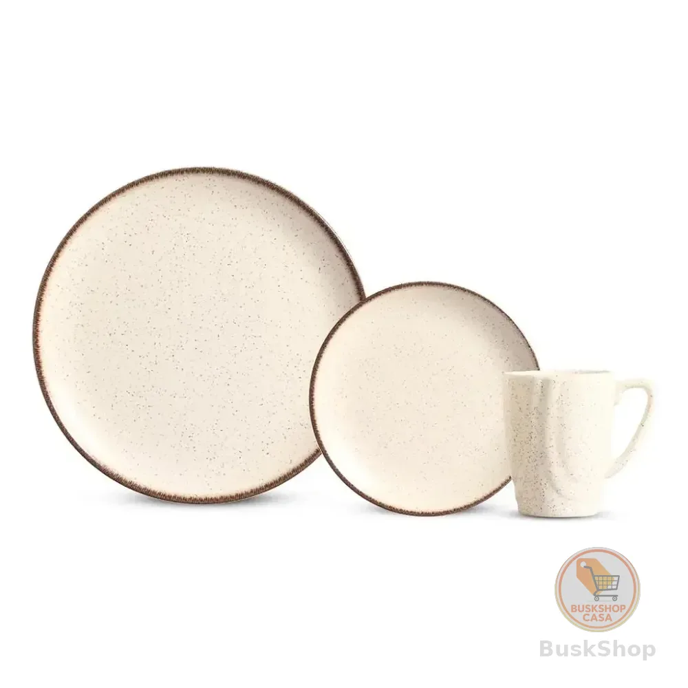 Aparelho De Jantar 12 Peças Vanilla - Alleanza