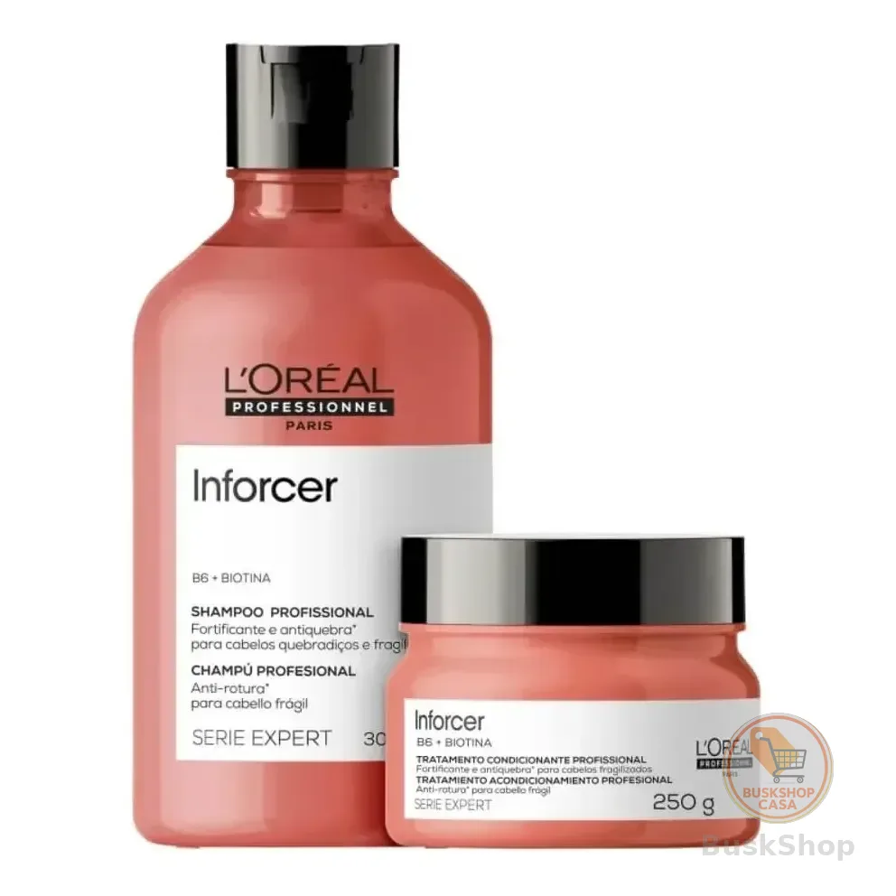 L'oréal Professionnel Inforcer Kit Shampoo 300ml e Máscara 250ml