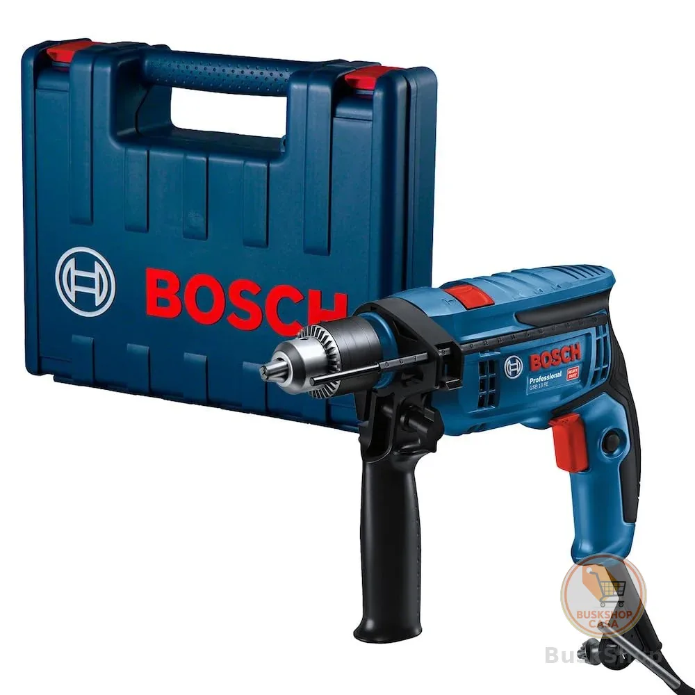 Furadeira de Impacto Bosch 750W com ​maleta (GSB 13 RE-M)