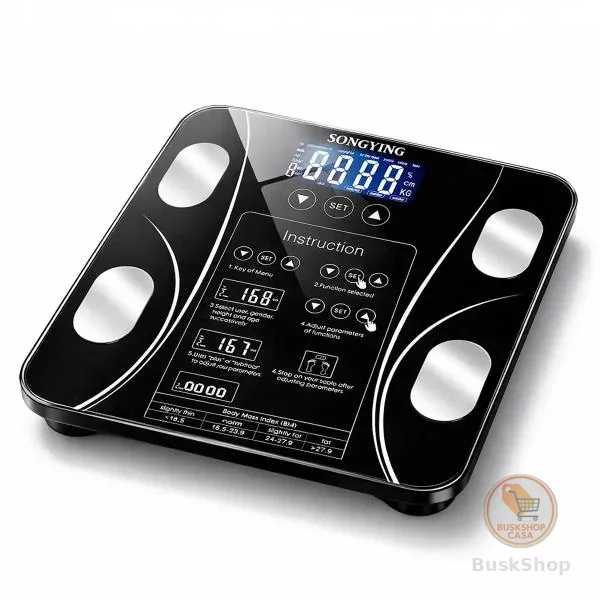 Balança Digital Bioimpedância Bluetooth com App ​Medição Corporal Completa