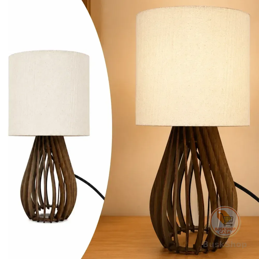 Abajur Luminária Decoração Em Mdf