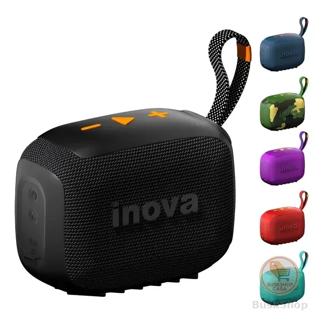 Caixa Som Bluetooth Portátil Tws Grave Potente Com Radio 15h