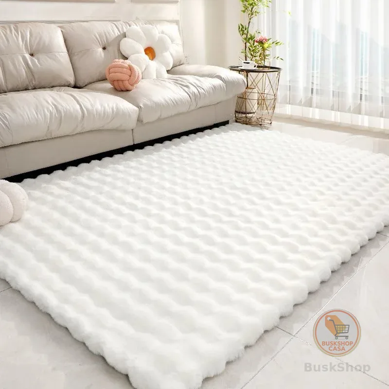 Tapete De Inverno Espesso Cabeceira De Cama Antiderrapante Quarto De Dormir 120x180 cm Ref:(Jy-126)