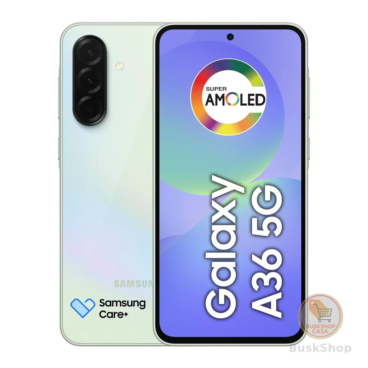 Celular Samsung Galaxy A36 5G 128GB, 6GB RAM, Câmera 50MP, IP67, Super AMOLED 6.7", Recursos AI, Verde