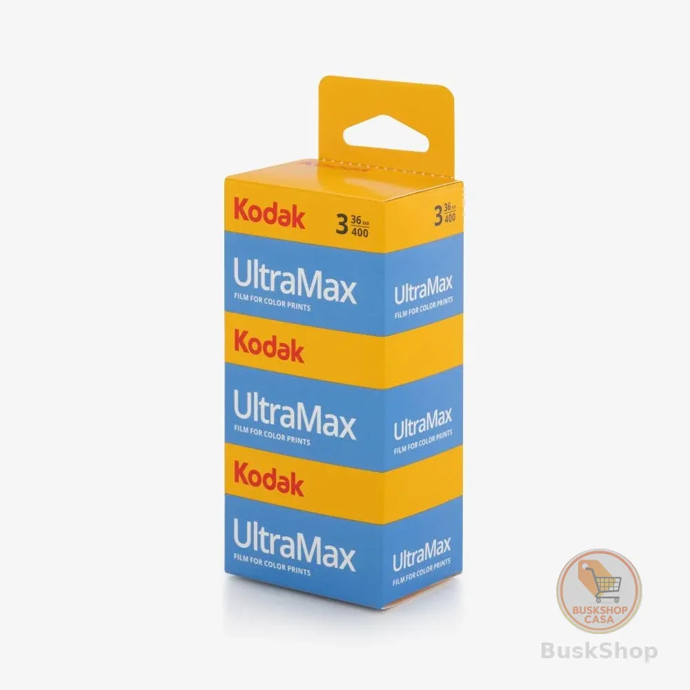 Kodak GC/UltraMax 400 Color Negative Film (35mm Roll Film, 36 Exposures, 3-Pack)