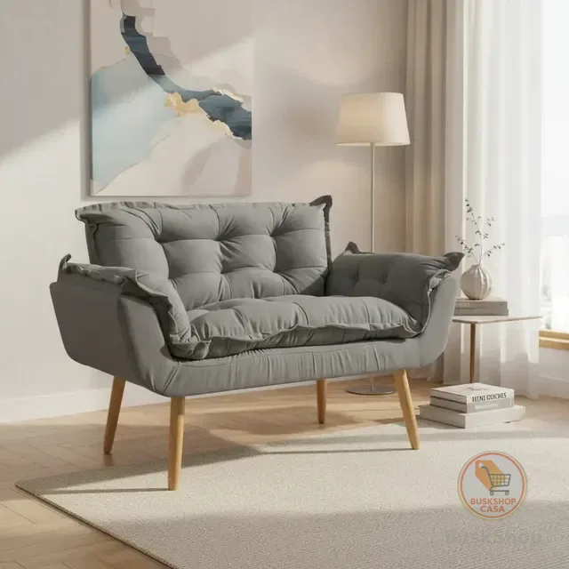 Namoradeira Decorativa Para Sala Recepção Alice Suede Cores