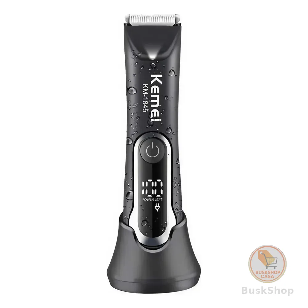 Máquina Kemei KM-1845 Cerâmica Sem Fio Recarregável