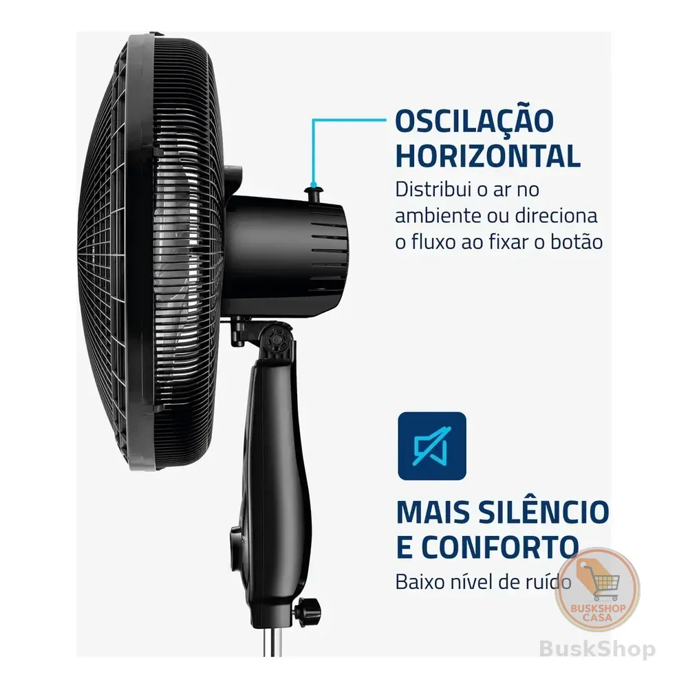 Ventilador de Coluna 40cm Super Power VSP40C 6 Pás 3 Velocidades Mondial