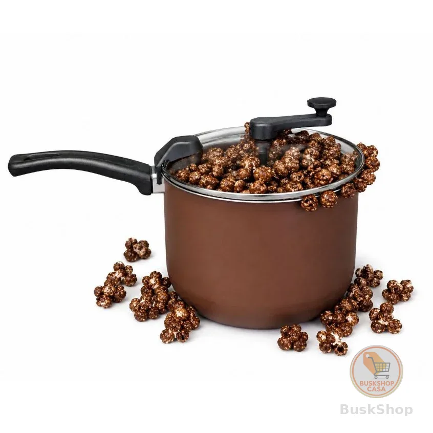 Pipoqueira Panela Antiaderente Chocolate 4,5L Nº20
